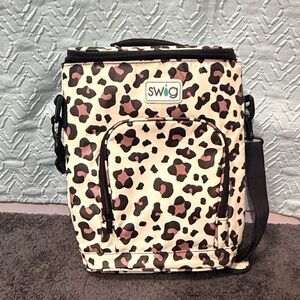 Swig Leopard Print cooler